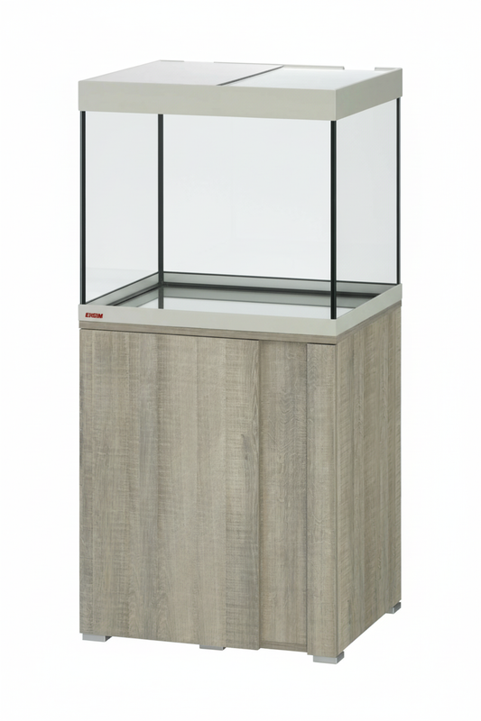 Acuario EHEIM VIVALINE LED 150 litros con mueble Roble gris