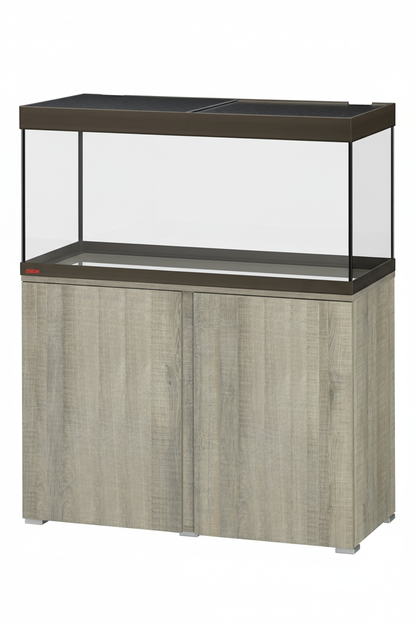 Acuario EHEIM VIVALINE LED 180 litros con mueble Roble gris