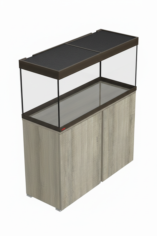 Acuario EHEIM VIVALINE LED 180 litros con mueble Roble gris